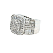 Load image into Gallery viewer, 14k White gold and Natural diamond Men's Ring