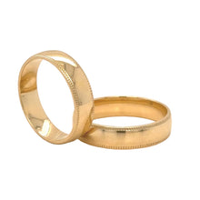 Load image into Gallery viewer, His and Hers 14k Yellow Gold Wedding Band Rings