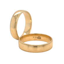 Load image into Gallery viewer, His and Hers 14k Yellow Gold Wedding Band Rings