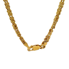 Load image into Gallery viewer, Yellow gold Byzantine Chain