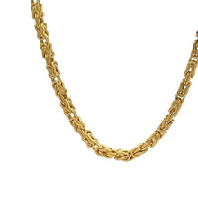 Load image into Gallery viewer, Yellow gold Byzantine Chain