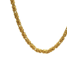 Load image into Gallery viewer, Yellow gold Byzantine Chain
