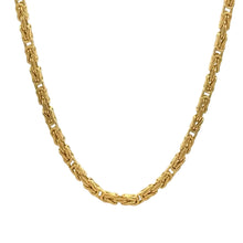 Load image into Gallery viewer, Yellow gold Byzantine Chain