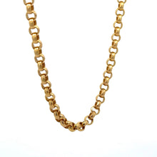 Load image into Gallery viewer, Yellow gold Rollo Belcher Chain