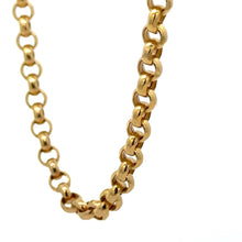 Load image into Gallery viewer, Yellow gold Rollo Belcher Chain