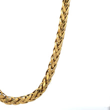Load image into Gallery viewer, Yellow Gold Rounded Franco chain