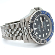 Load image into Gallery viewer, Model # 126710BLNR 40mm Rolex GMT Master II &quot;Batgirl&quot; Watch with stainless steel jubilee band (ROLEX BOX &amp; PAPERS)