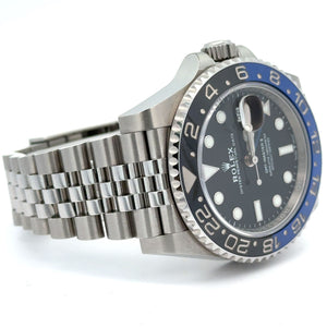 Model # 126710BLNR 40mm Rolex GMT Master II "Batgirl" Watch with stainless steel jubilee band (ROLEX BOX & PAPERS)