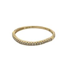 Load image into Gallery viewer, 14k Yellowgold 2 Piece Bridal Engagement Ring and Wedding Band Round and Baguette Diamonds