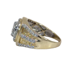 Gold and Diamond Men's Ring