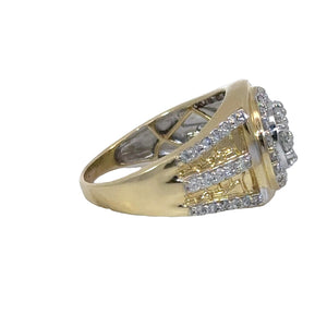 Gold and Diamond Men's Ring