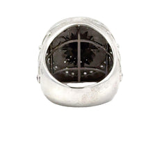 Load image into Gallery viewer, 14k White Gold and Diamond Men&#39;s Lion Ring