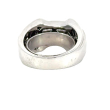 Load image into Gallery viewer, 14k White Gold Men&#39;s Ring with Princess Cut Diamonds