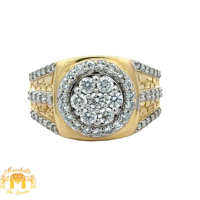 Gold and Diamond Men's Ring