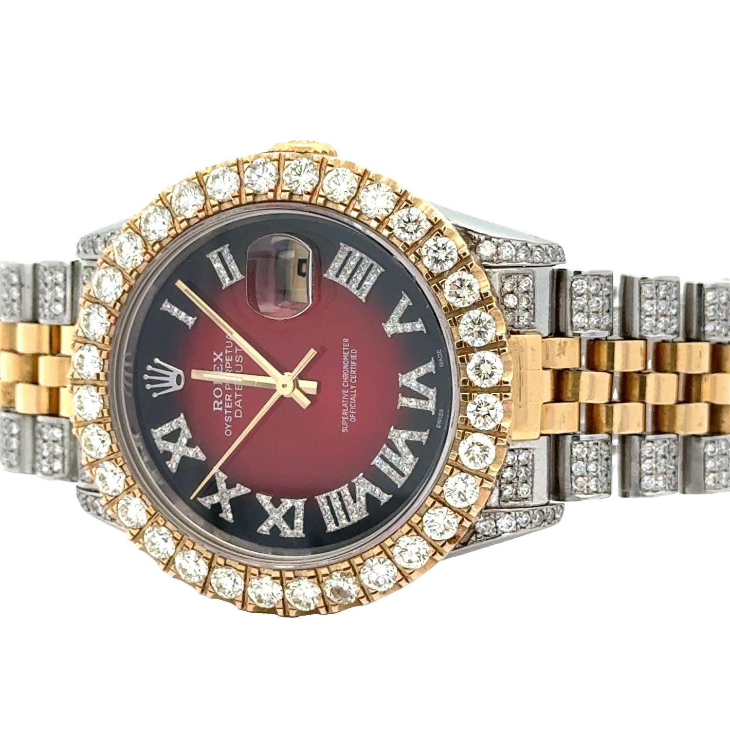 36mm Rolex Diamond Watch with Two-Tone Jubilee Band + Yellow Gold and Diamond  Ring