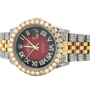 36mm Rolex Diamond Watch with Two-Tone Jubilee Band + Yellow Gold and Diamond  Ring