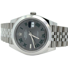 Load image into Gallery viewer, Rolex Datejust 41mm Model 126300 - Wimbledon Dial, Stainless Steel Jubilee Bracelet (2024, papers)