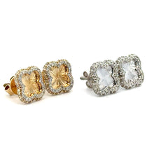 Load image into Gallery viewer, Yellow Gold &amp; Diamond Ring and Earrings Set – Luxury Jewelry | Marchello the Jeweler (choose your color)
