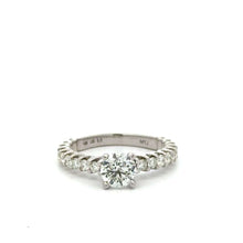 Load image into Gallery viewer, 18k white gold and diamond 2-piece set Engagement Ring
