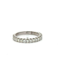 Load image into Gallery viewer, 18k white gold and diamond 2-piece set Engagement Ring
