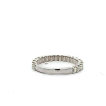 Load image into Gallery viewer, 18k white gold and diamond 2-piece set Engagement Ring