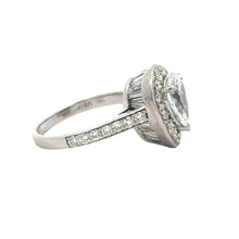 Load image into Gallery viewer, 18K White Gold Lab Diamond Pear Shape Engagement Ring