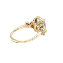 Load image into Gallery viewer, 14kt yellow gold and lab diamonds Engagement Ring
