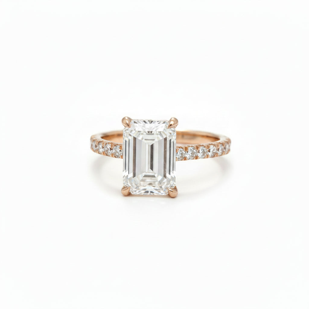 14k yellow gold and diamonds ring