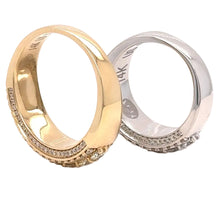 Load image into Gallery viewer, 14k gold and Natural Round Diamonds Wedding band.(Choose your color)