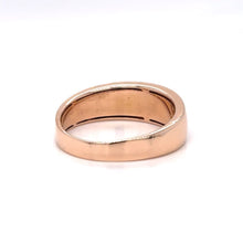 Load image into Gallery viewer, 14k Rose gold and round Natural diamonds Men's Wedding band.