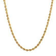 Load image into Gallery viewer, 10k Rose &amp; Yellow Gold Rope Chain (Choose your color)