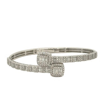 Load image into Gallery viewer, 4 piece deal : 22mm Cartier Panthère Stainless Steel Watch (White dial, papers) + White Gold + 2 gifts &amp; Diamond Bangle