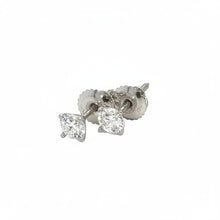 Load image into Gallery viewer, 14kt white gold lab grown round diamond.