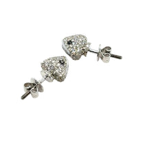 Load image into Gallery viewer, Gold and Natural diamonds Fancy spade Pavé Earrings.
