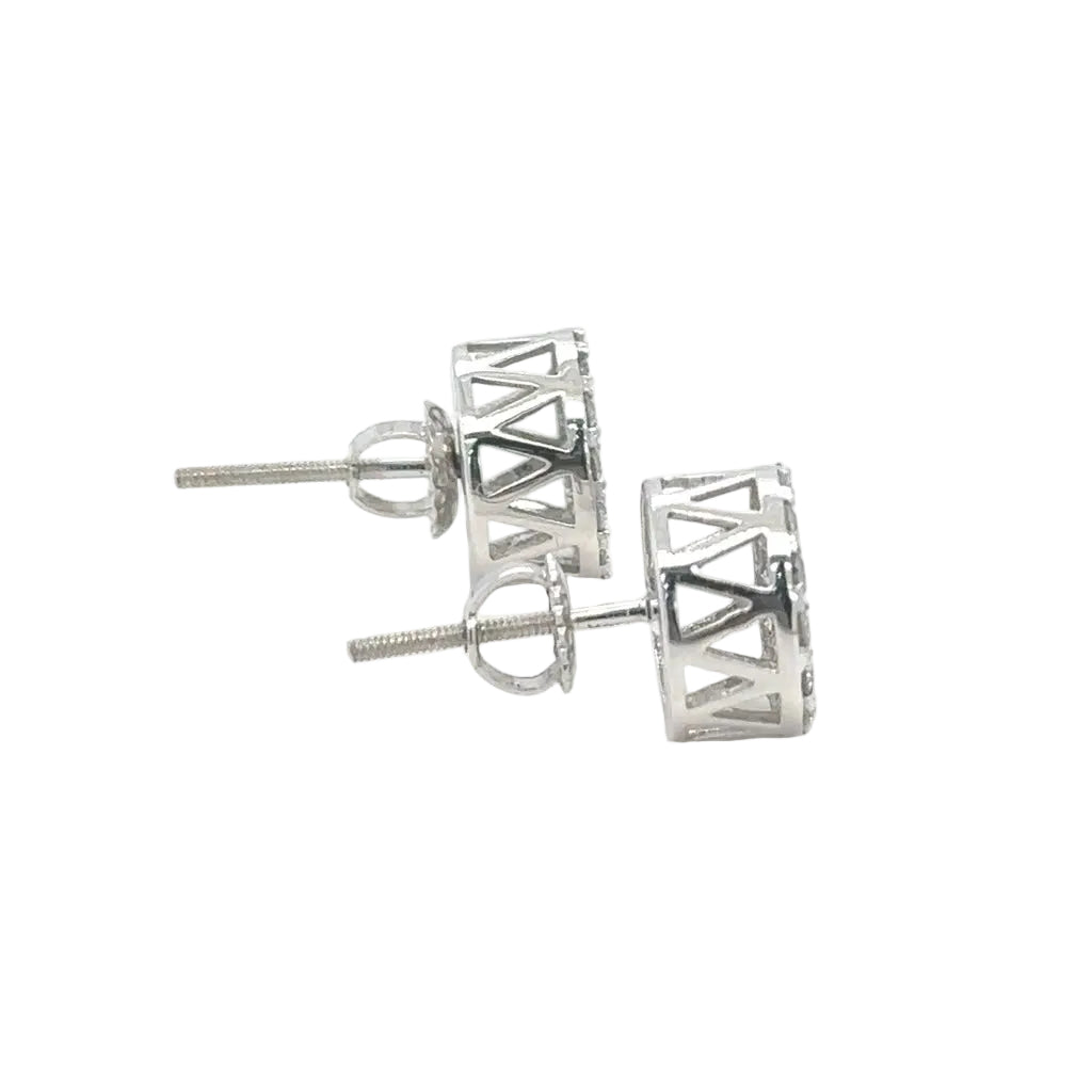 White gold and diamond Earrings
