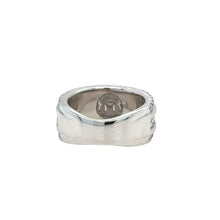 Load image into Gallery viewer, 14k Gold Band with Round Diamond (3 row, channel set, solid back) (choose your color)