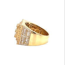 Load image into Gallery viewer, 14k yellow gold and diamond Men`s Band