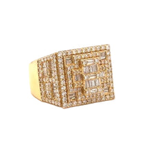 Load image into Gallery viewer, 14k yellow gold and diamond Men`s Band