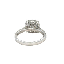 Load image into Gallery viewer, 18k white gold and lab diamond engagement ring
