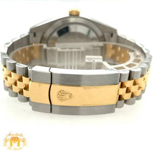 42mm Rolex Sky-dweller Watch with Two-tone Jubilee Bracelet (year:2021, black dial)