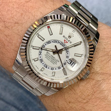 Load image into Gallery viewer, 42mm Rolex Sky-dweller Watch with Stainless Steel Oyster Bracelet (year 2022, Rolex papers)