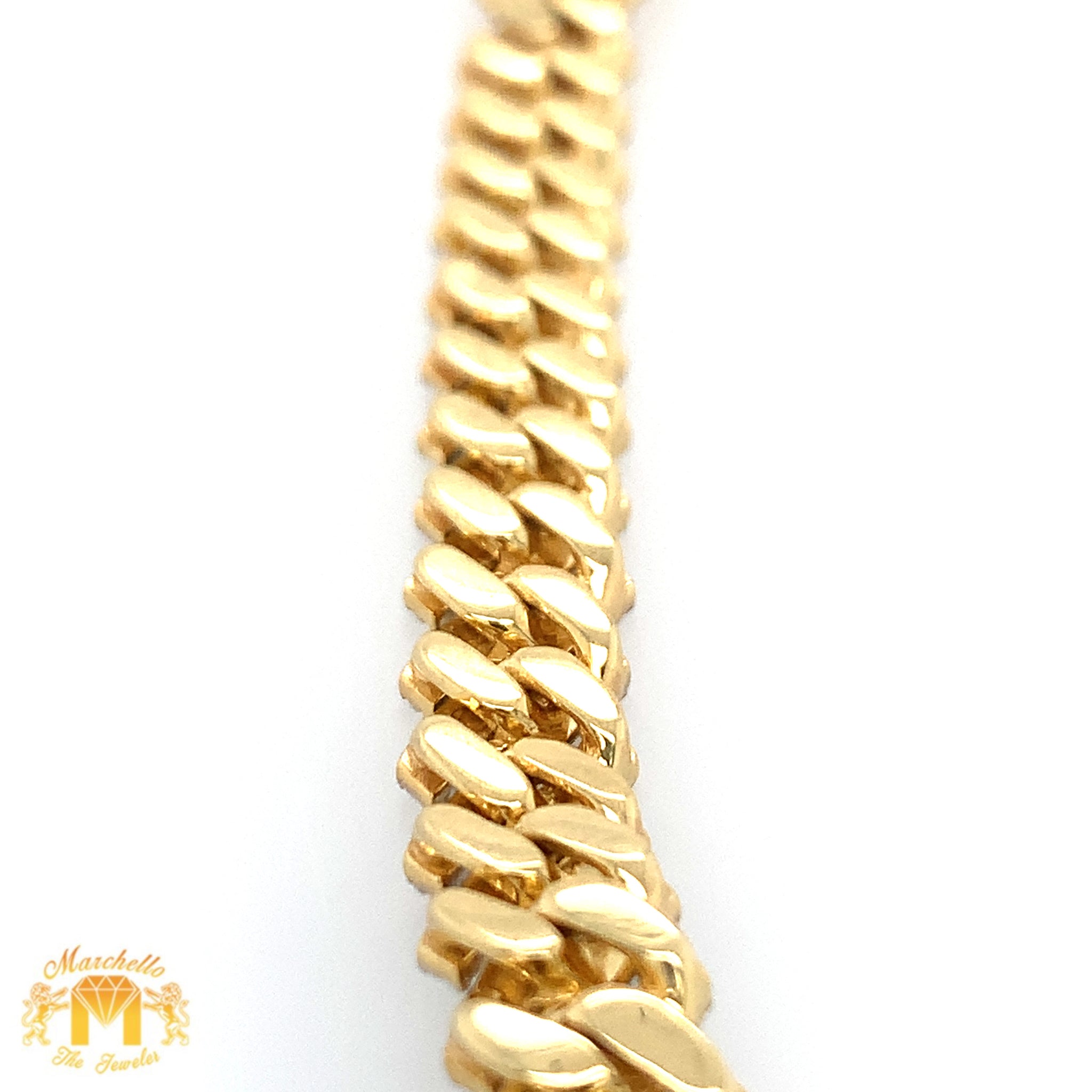 Miami Cuban Link Bracelet (8mm) White Gold / 8 mm / 7.5 Inches