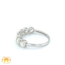 Load image into Gallery viewer, 18k White Gold Heart Shaped Engagement Diamond Ring with a Halo (1ct Heart Shaped Solitaire Center Stone)