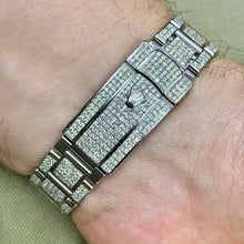 Load image into Gallery viewer, 36mm Rolex Datejust Diamond Watch with Stainless Steel Oyster Band (quick set, iced out)