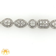 Load image into Gallery viewer, 4.74ct Diamond 14k Gold 7.6mm Fancy Ladies&#39; Link Bracelet