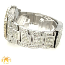 Load image into Gallery viewer, 36mm Rolex Datejust Diamond Watch with Stainless Steel Oyster Band (quick set, iced out)