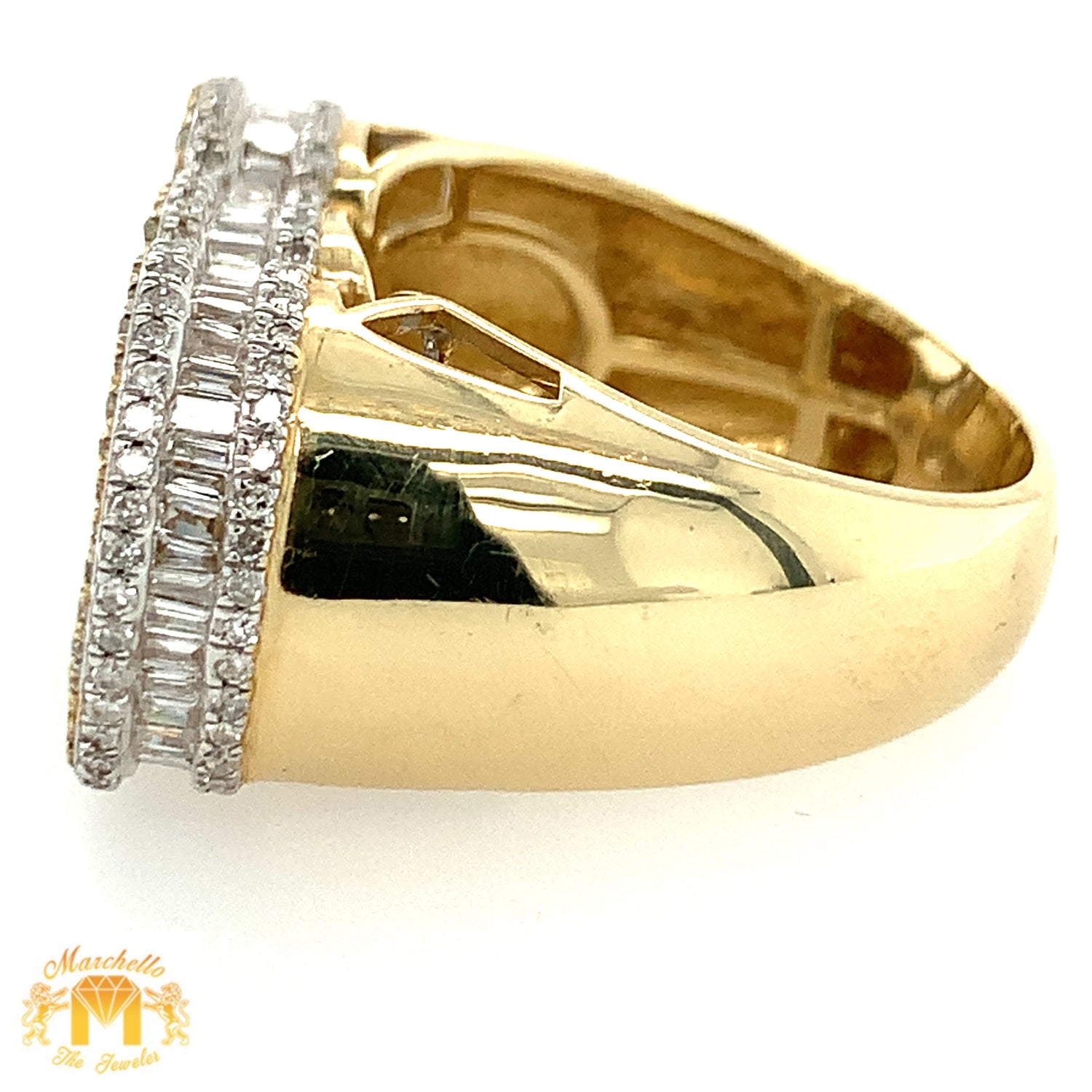 Gold 3D CEO Diamond Ring