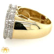 Load image into Gallery viewer, Gold 3D CEO Diamond Ring