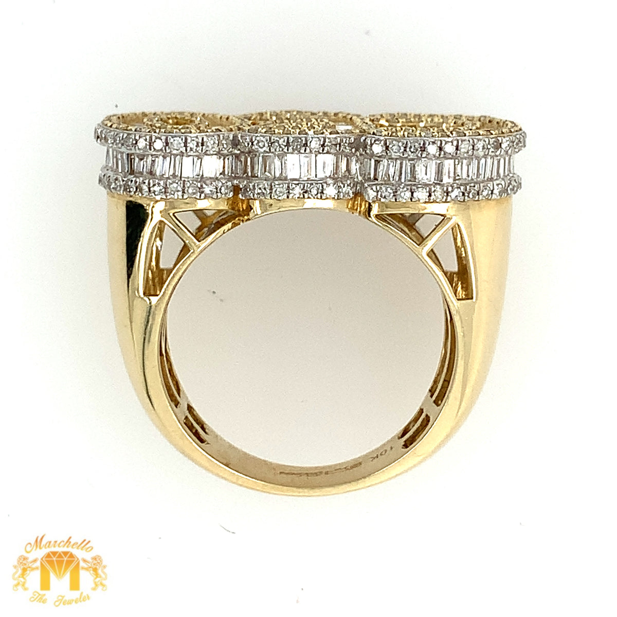 Ceo 7 Rings Gold 3D CEO Diamond Ring – Marchello The Jeweler
