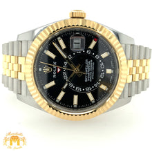 Load image into Gallery viewer, 42mm Rolex Sky-dweller Watch with Two-tone Jubilee Bracelet (year:2021, black dial)